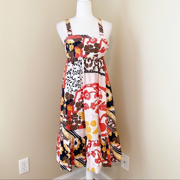 J. Crew NWT Talitha Patchwork Floral Dress - 0 - Picture 1 of 11